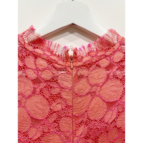 Lela Rose Lace Pattern Midi Length Dress - Picture 12 of 13